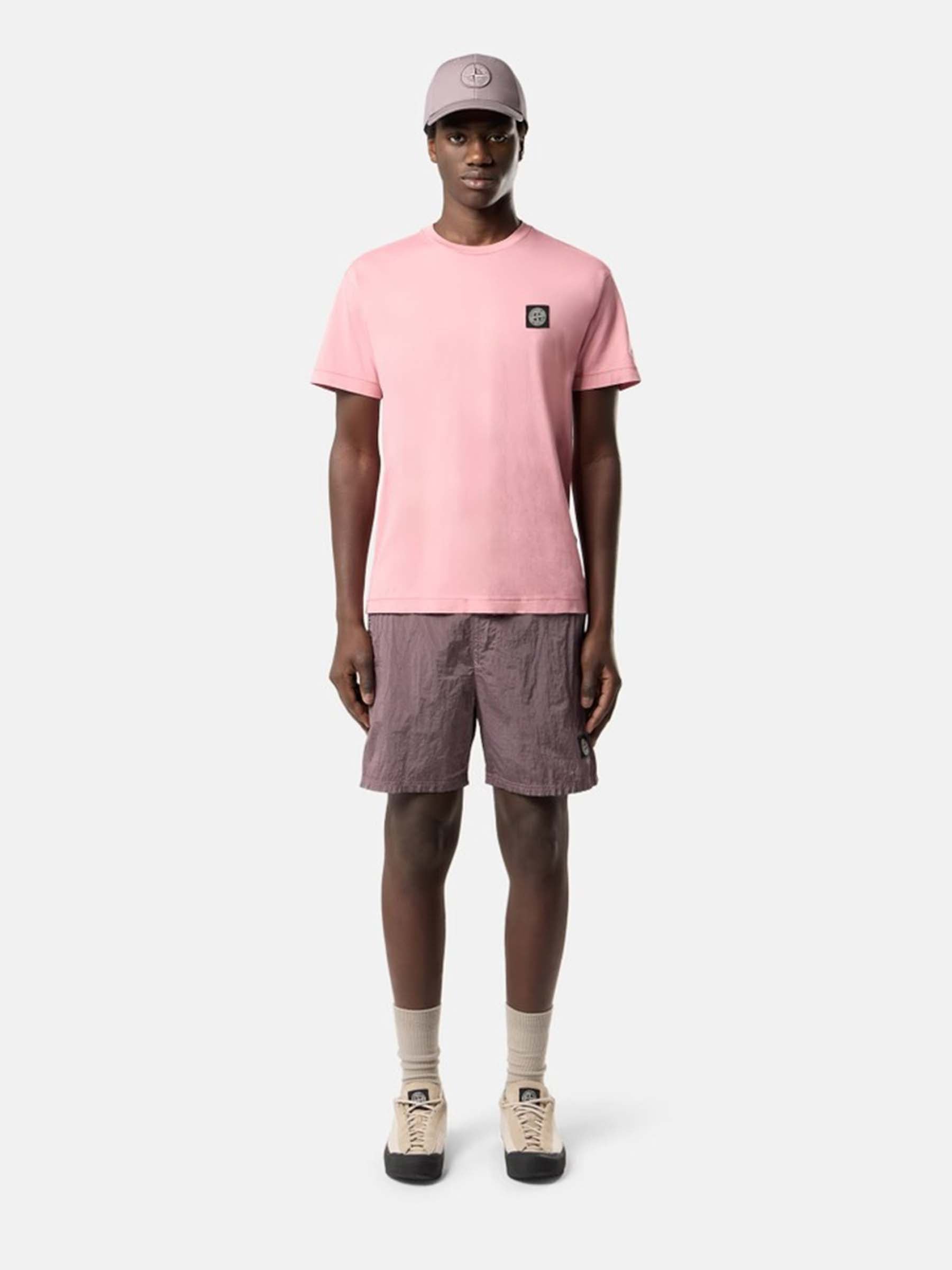 Stone Island Hombre Barcelona Camiseta Cuello Redondo color Rosa sku 553-004607 02 - Foto 2