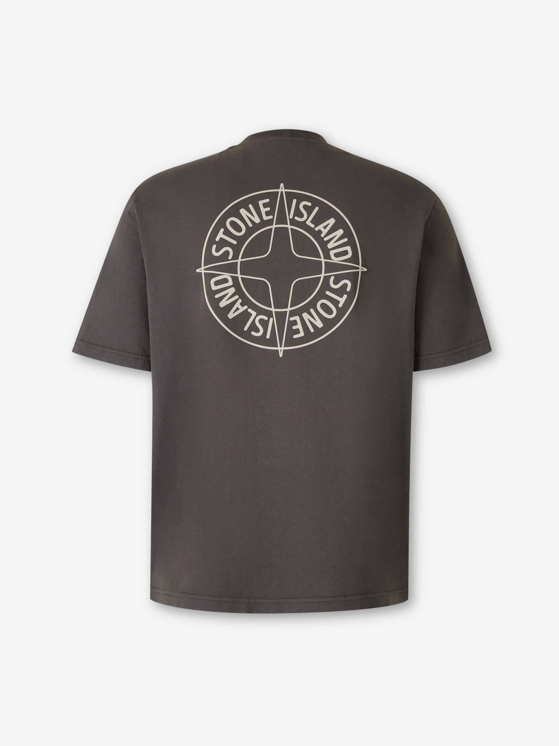 Stone Island Hombre Barcelona Camiseta Cuello Redondo color Gris Antracita sku 553-004608 01 - Foto 2