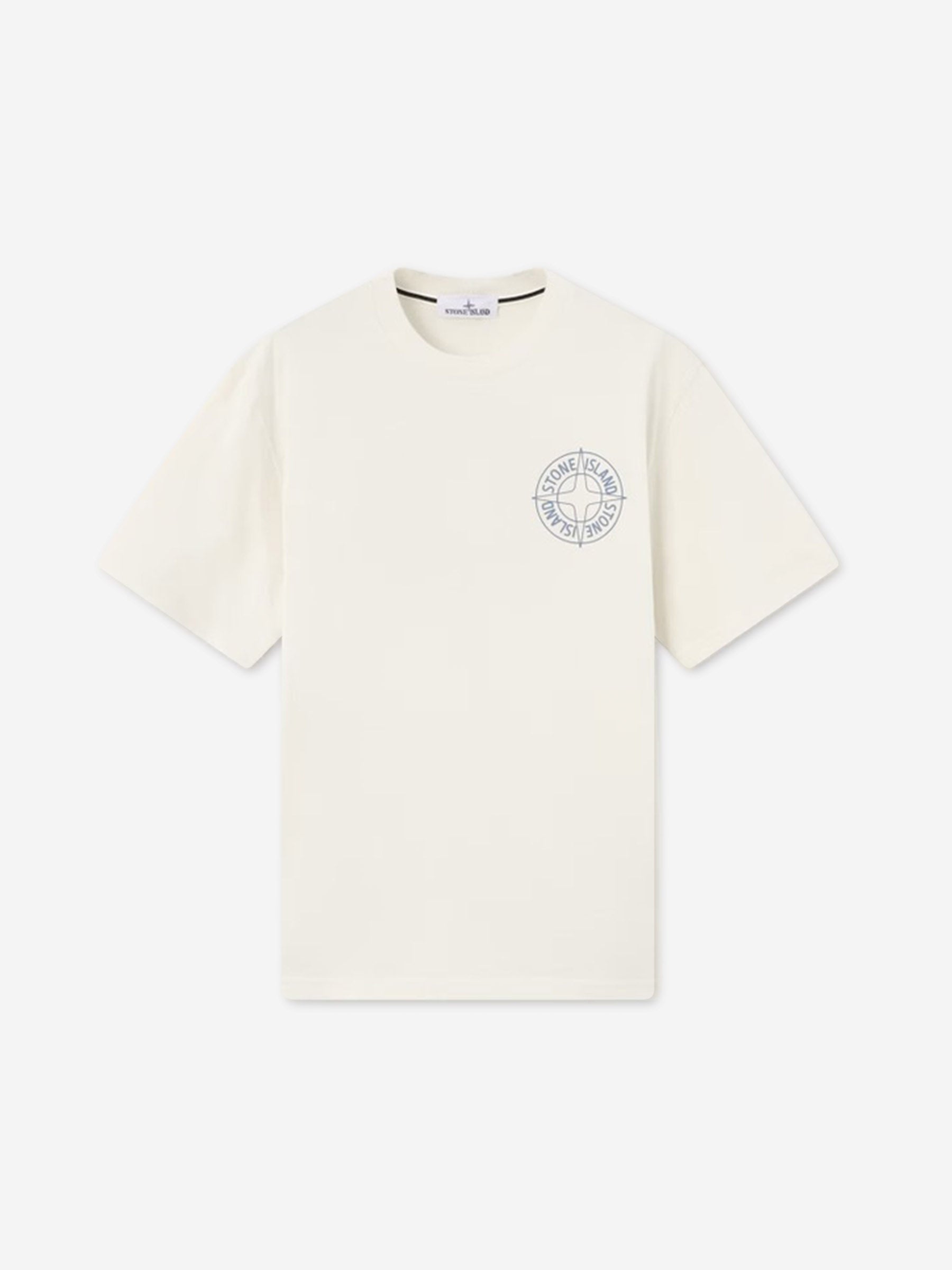 Stone Island Hombre Barcelona Camiseta Cuello Redondo color Marfil sku 553-004608 02 - Foto 1