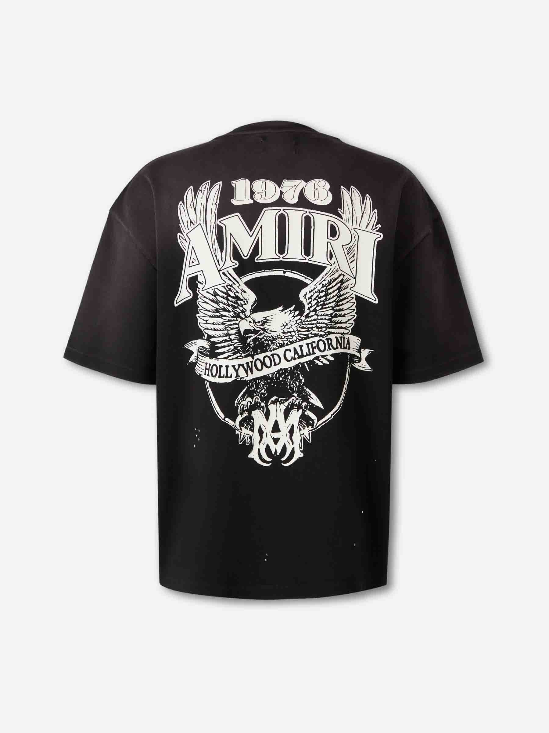 Amiri Hombre Barcelona Camiseta Cuello Redondo color Negro sku 553-004609 01 - Foto 2