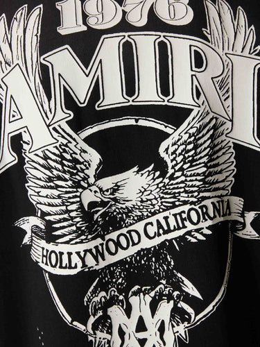 Amiri Hombre Barcelona Camiseta Cuello Redondo color Negro sku 553-004609 01 - Foto 5