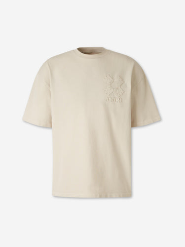 Amiri Hombre Barcelona Camiseta Cuello Redondo color Crema sku 553-004610 01 - Foto 1