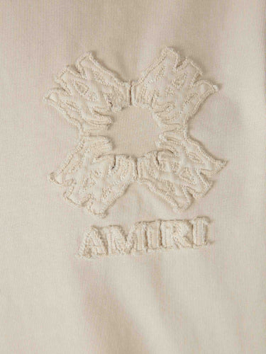 Amiri Hombre Barcelona Camiseta Cuello Redondo color Crema sku 553-004610 01 - Foto 4