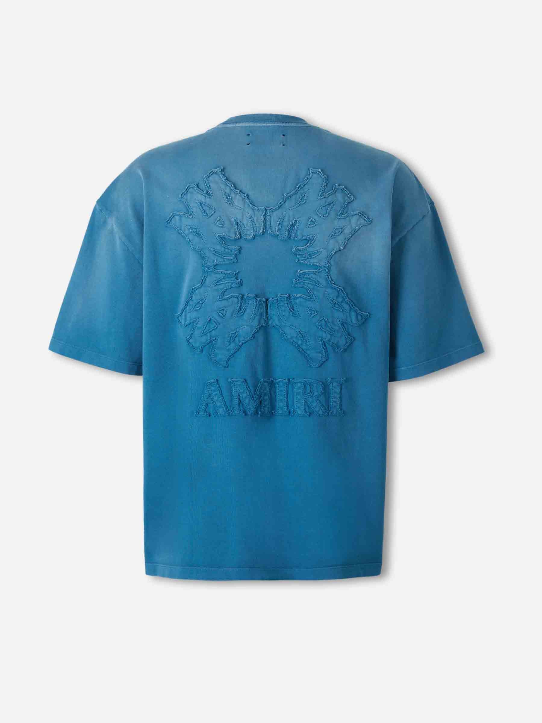 Amiri Hombre Barcelona Camiseta Cuello Redondo color Azul Real sku 553-004610 02 - Foto 2