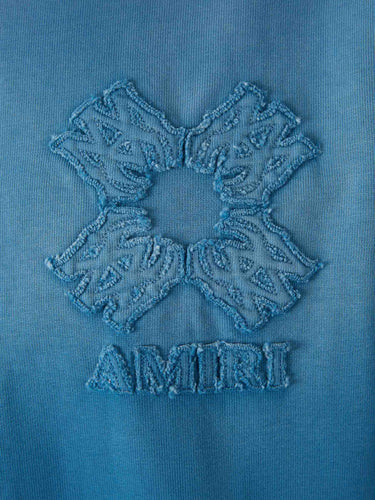 Amiri Hombre Barcelona Camiseta Cuello Redondo color Azul Real sku 553-004610 02 - Foto 4