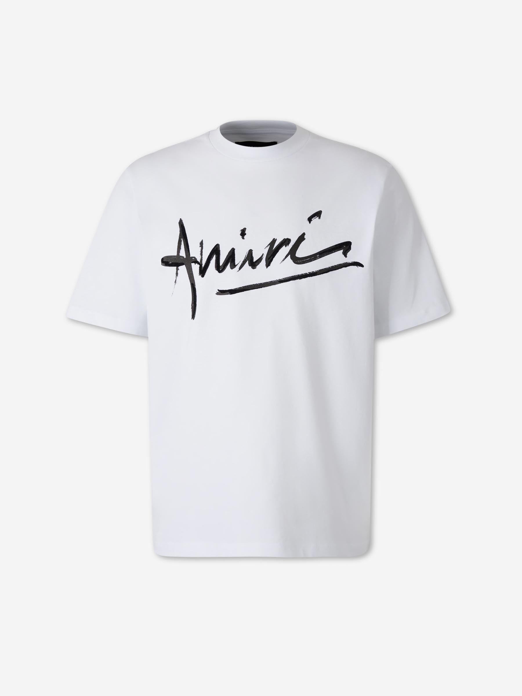 Amiri Hombre Barcelona Camiseta Cuello Redondo color Blanco sku 553-004611 01 - Foto 1