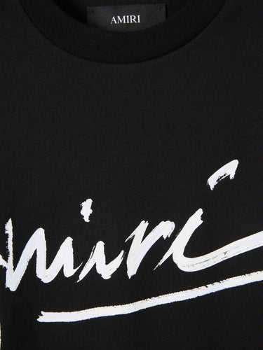 Amiri Hombre Barcelona Camiseta Cuello Redondo color Negro sku 553-004611 02 - Foto 3