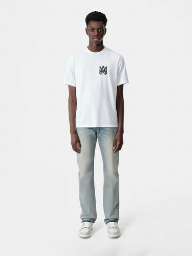 Amiri Hombre Barcelona Camiseta Logo Algodón color Blanco sku 553-004613 01 - Foto 2