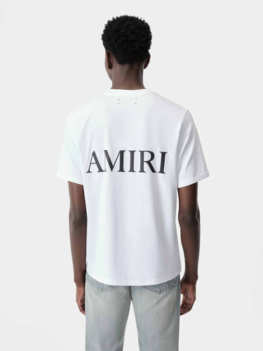 Amiri Hombre Barcelona Camiseta Logo Algodón color Blanco sku 553-004613 01 - Foto 3
