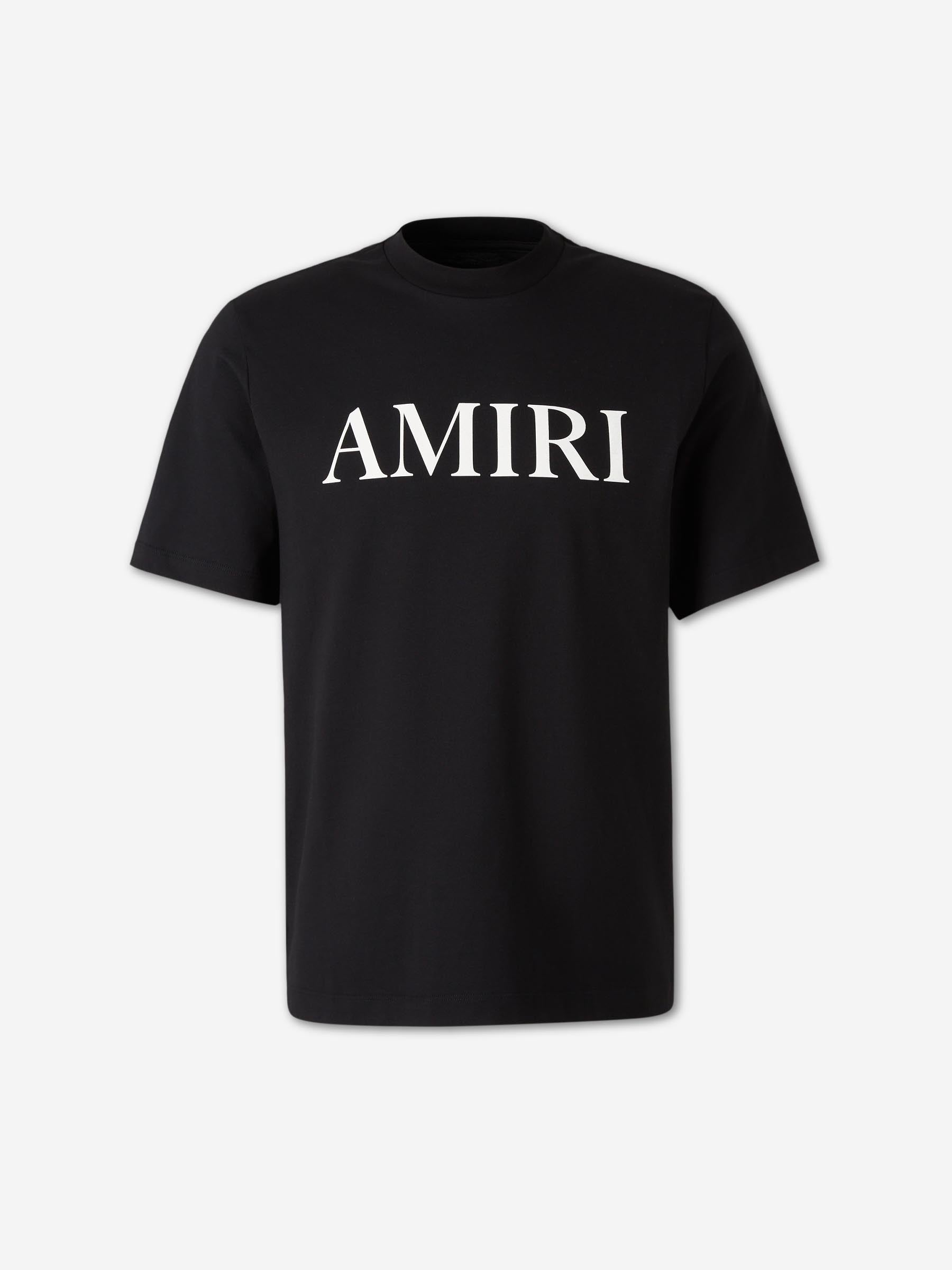 Amiri Hombre Barcelona Camiseta Cuello Redondo color Negro sku 553-004614 01 - Foto 1