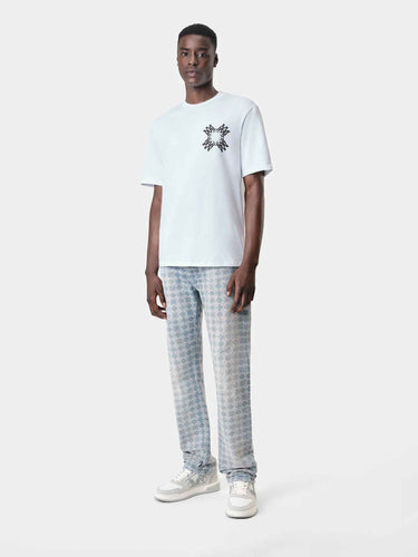 Amiri Hombre Barcelona Camiseta de lujo color Blanco sku 553-004616 02 - Foto 2