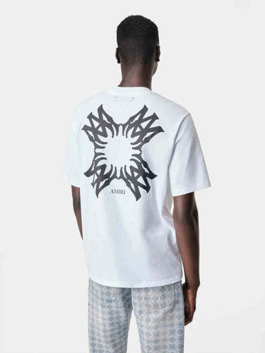 Amiri Hombre Barcelona Camiseta de lujo color Blanco sku 553-004616 02 - Foto 3