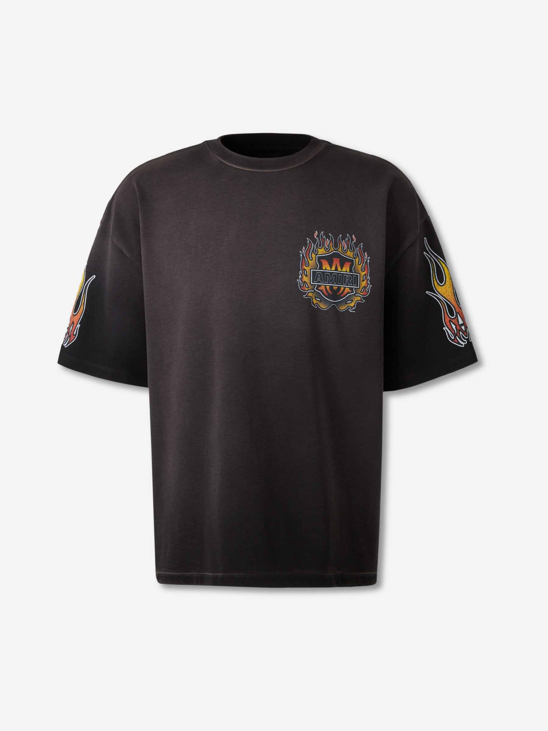 Amiri Hombre Barcelona Camiseta Cuello Redondo color Negro sku 553-004617 01 - Foto 1