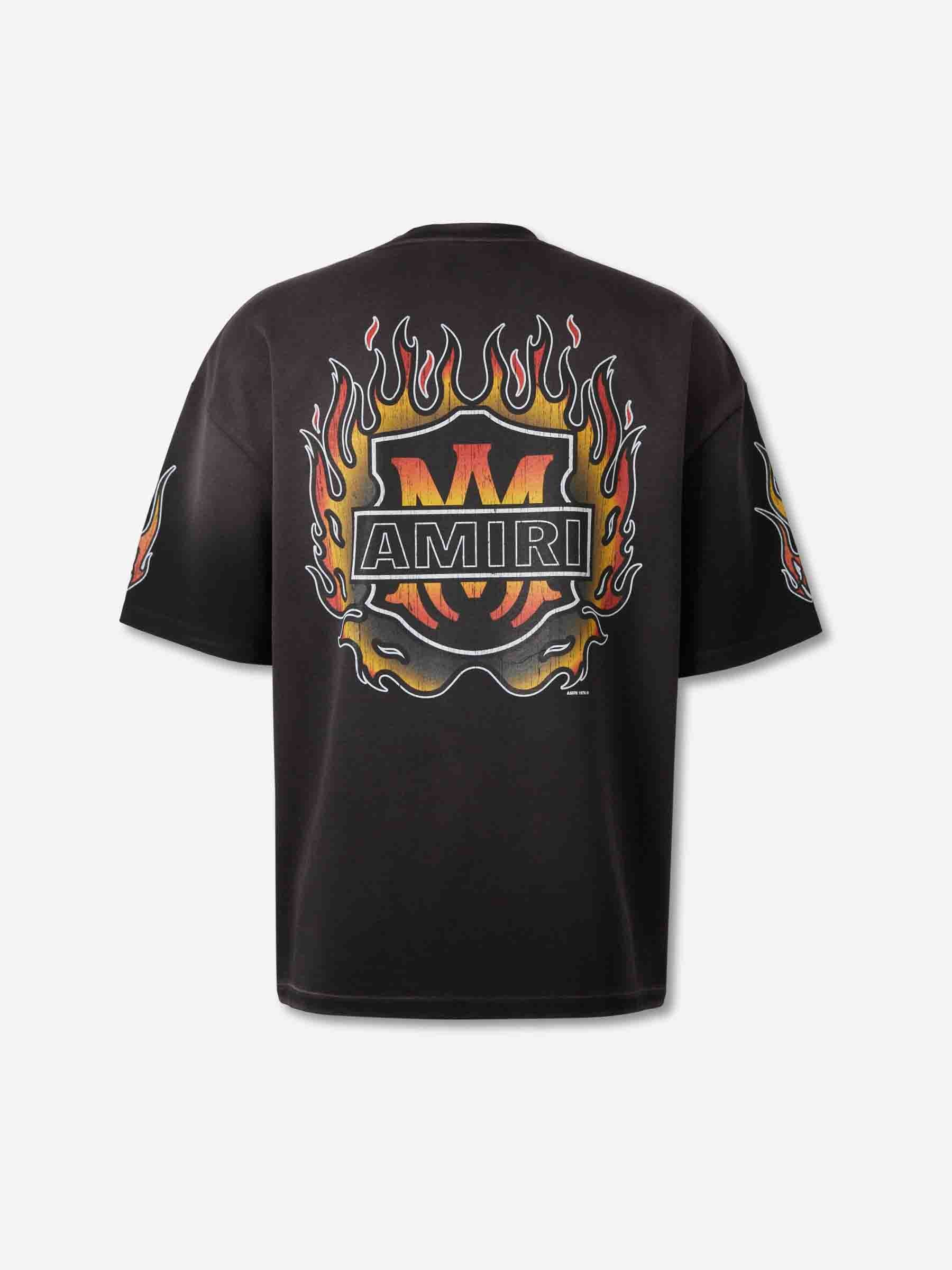 Amiri Hombre Barcelona Camiseta Cuello Redondo color Negro sku 553-004617 01 - Foto 2