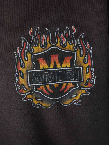 Amiri Hombre Barcelona Camiseta Cuello Redondo color Negro sku 553-004617 01 - Foto 4
