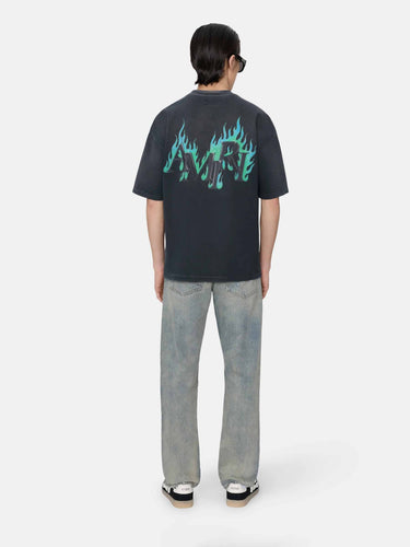 Amiri Hombre Barcelona Camiseta de algodón color Negro sku 553-004618 01 - Foto 3