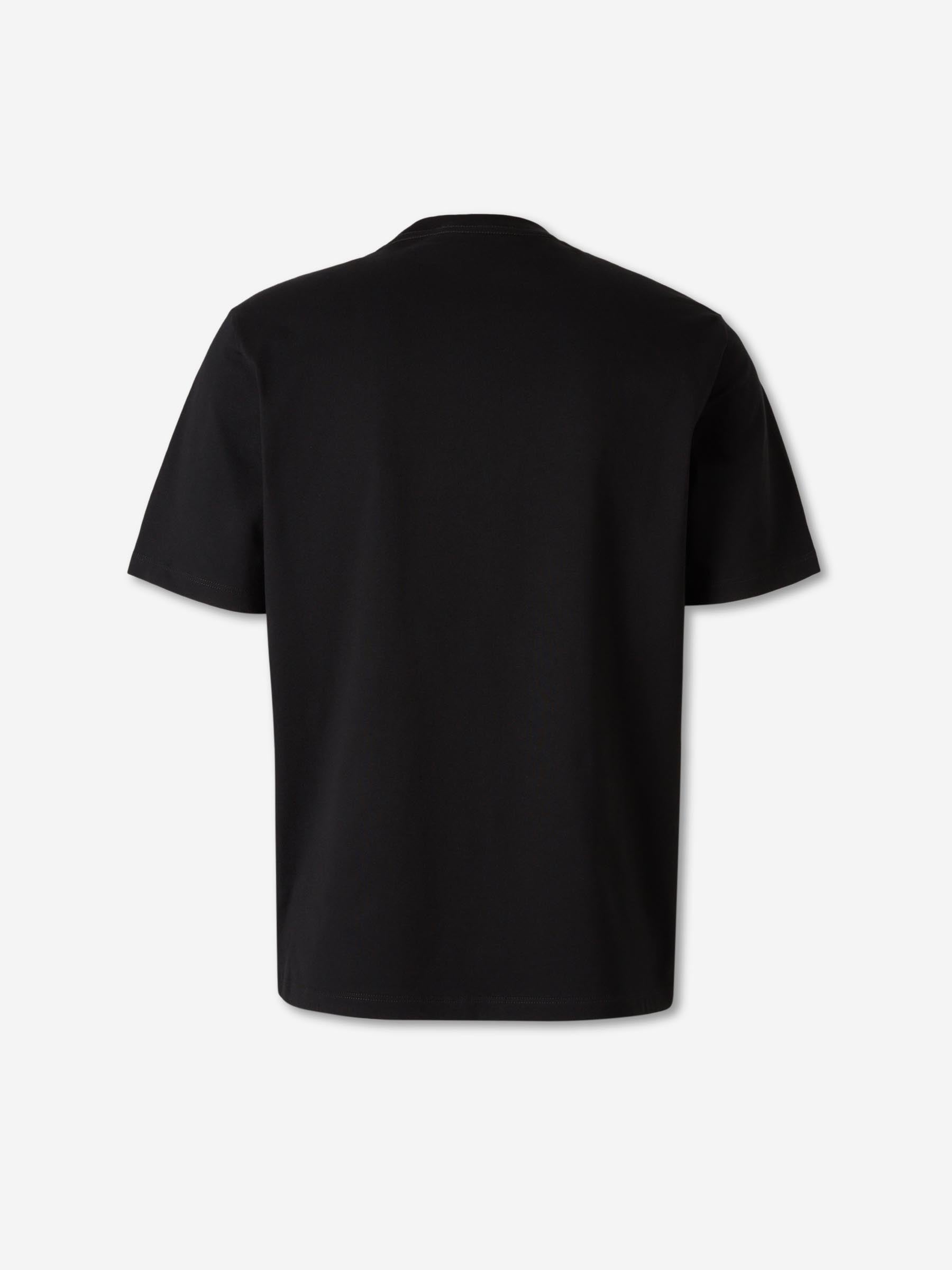 Amiri Hombre Barcelona Camiseta Cuello Redondo color Negro sku 553-004619 01 - Foto 2