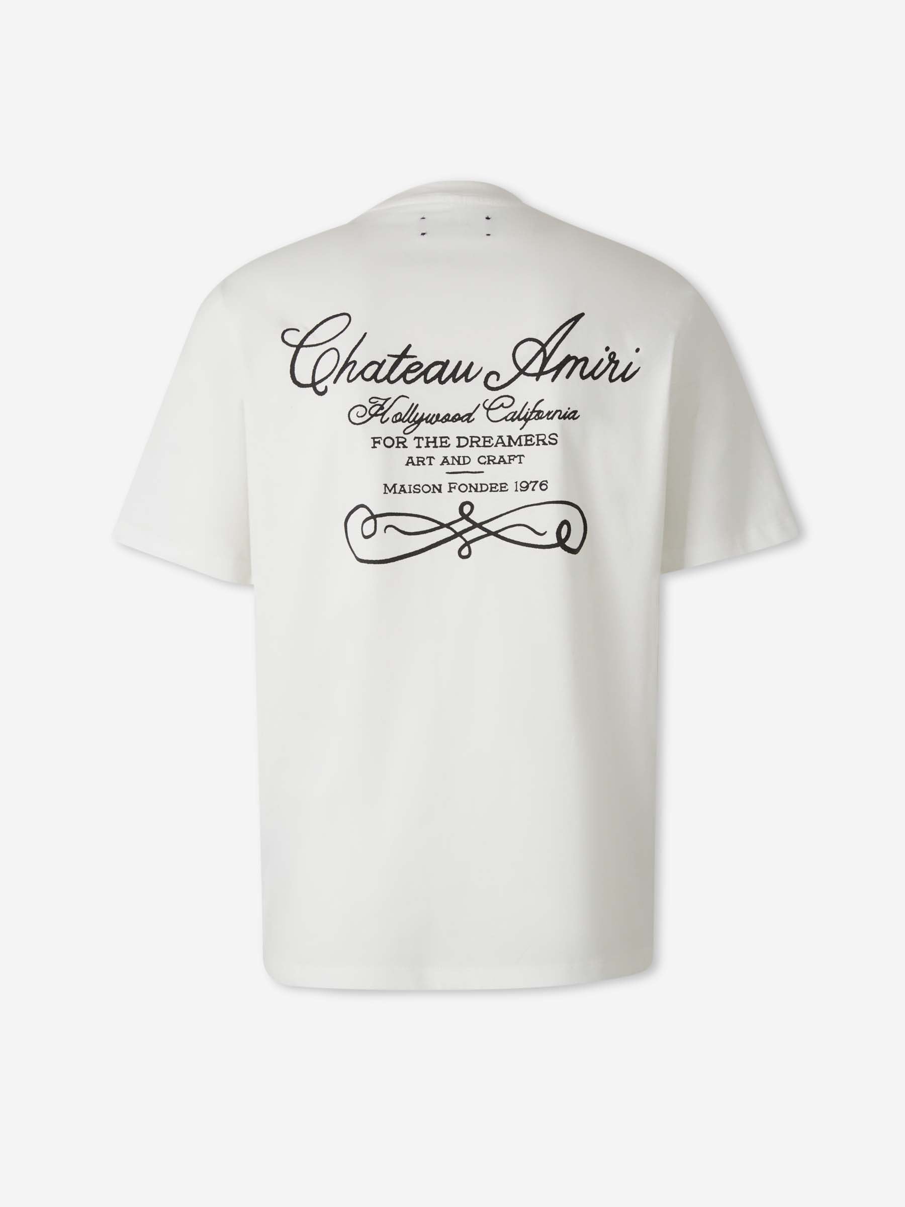 Amiri Hombre Barcelona Camiseta Cuello Redondo color Blanco sku 553-004623 01 - Foto 2