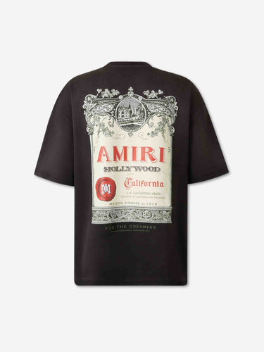 Amiri Hombre Barcelona Camiseta Chateau Stamp color Negro sku 553-004624 01 - Foto 2