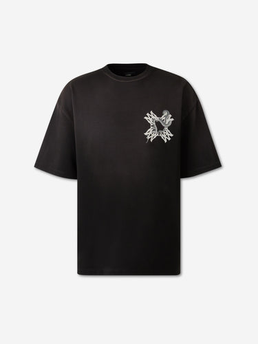 Amiri Hombre Barcelona Camiseta Cuello Redondo color Negro sku 553-004626 01 - Foto 1