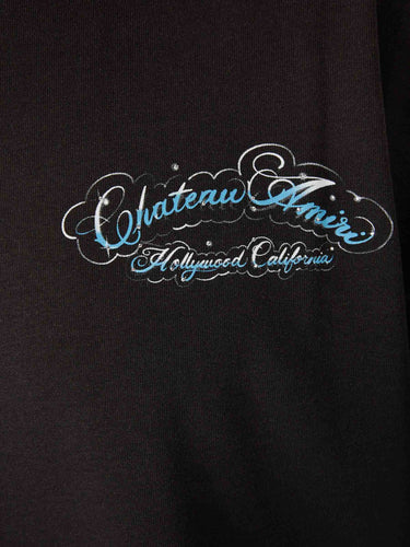 Amiri Hombre Barcelona Camiseta Cuello Redondo color Negro sku 553-004627 01 - Foto 4
