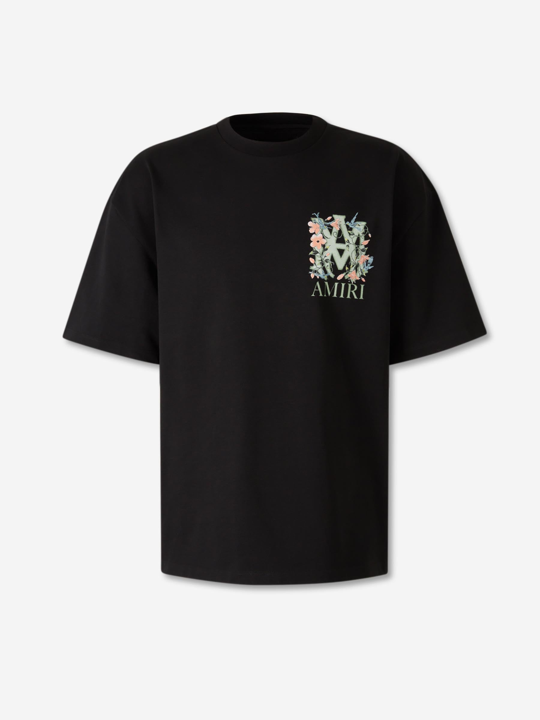 Amiri Hombre Barcelona Camiseta Cuello Redondo color Negro sku 553-004628 01 - Foto 1