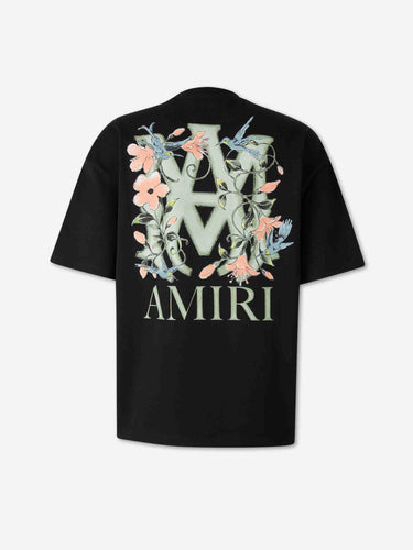 Amiri Hombre Barcelona Camiseta Cuello Redondo color Negro sku 553-004628 01 - Foto 2