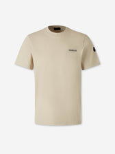 Moncler Hombre Barcelona Camiseta Cuello Redondo color Beige sku 553-004629 01 - Foto 1