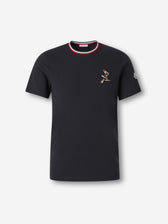 Moncler Hombre Barcelona Camiseta Cuello Redondo color Azul Noche sku 553-004630 01 - Foto 1