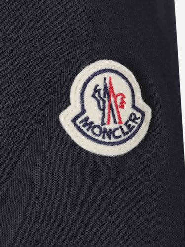 Moncler Hombre Barcelona Camiseta Cuello Redondo color Azul Noche sku 553-004630 01 - Foto 4