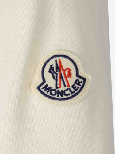 Moncler Hombre Barcelona Camiseta Cuello Redondo color Marfil sku 553-004632 01 - Foto 4