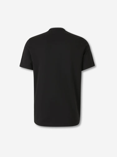 Moncler Hombre Barcelona Camiseta Cuello Redondo color Negro sku 553-004632 02 - Foto 2