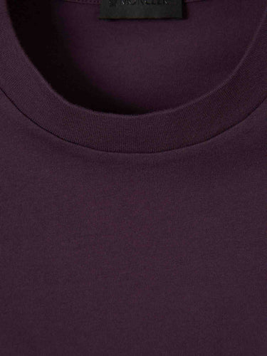 Moncler Hombre Barcelona Camiseta Cuello Redondo color Violeta sku 553-004633 01 - Foto 3
