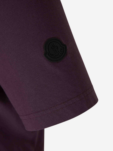 Moncler Hombre Barcelona Camiseta Cuello Redondo color Violeta sku 553-004633 01 - Foto 5