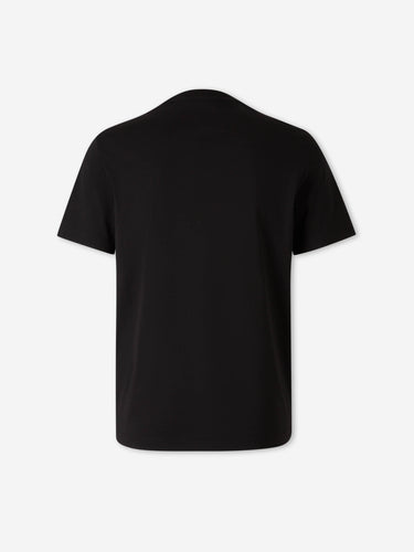 Moncler Hombre Barcelona Camiseta Cuello Redondo color Negro sku 553-004633 02 - Foto 2
