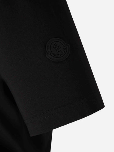 Moncler Hombre Barcelona Camiseta Cuello Redondo color Negro sku 553-004633 02 - Foto 5