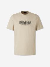 Moncler Hombre Barcelona Camiseta Cuello Redondo color Beige sku 553-004634 01 - Foto 1