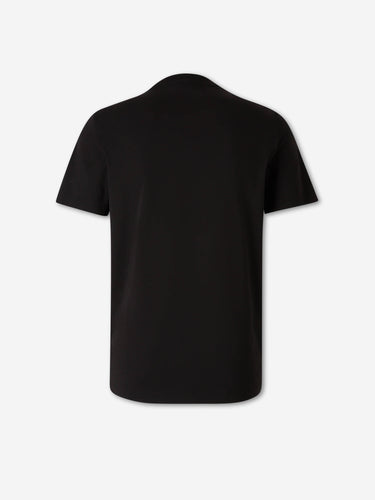 Moncler Hombre Barcelona Camiseta Cuello Redondo color Negro sku 553-004634 02 - Foto 2