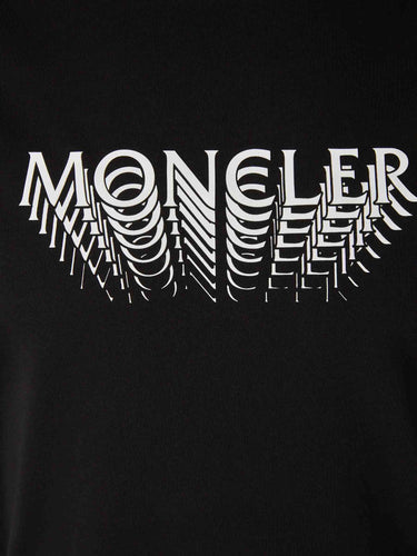 Moncler Hombre Barcelona Camiseta Cuello Redondo color Negro sku 553-004634 02 - Foto 4