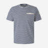 Moncler Hombre Barcelona Camiseta Algodón Rayas color Azul Marino sku 553-004635 01 - Foto 1