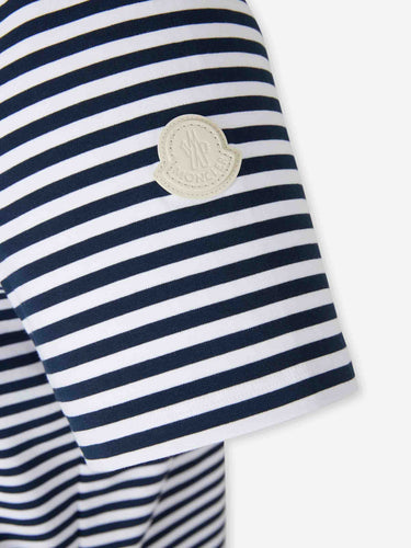 Moncler Hombre Barcelona Camiseta Algodón Rayas color Azul Marino sku 553-004635 01 - Foto 5