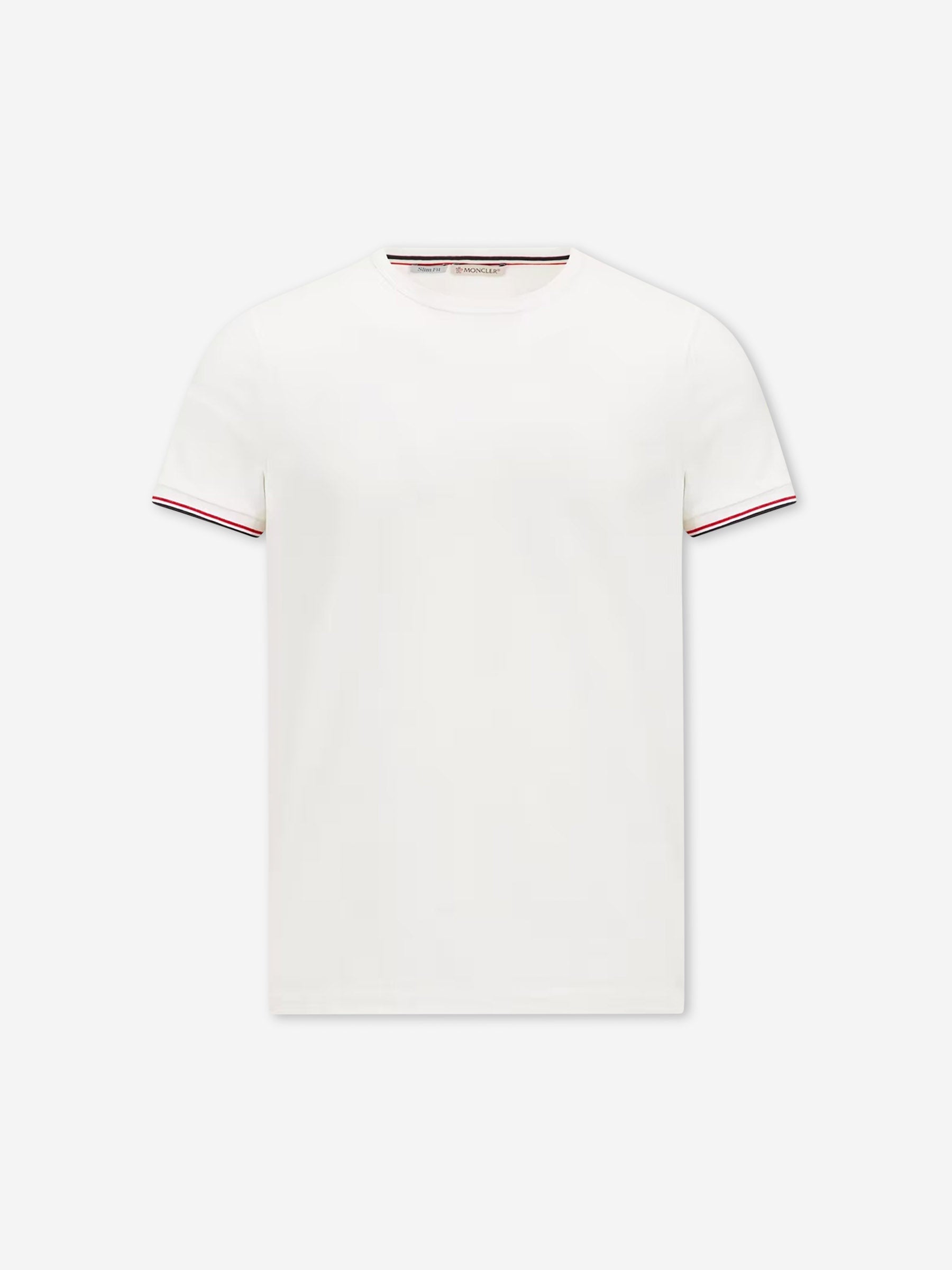 Moncler Hombre Barcelona Camiseta Cuello Redondo color Blanco sku 553-004637 01 - Foto 1