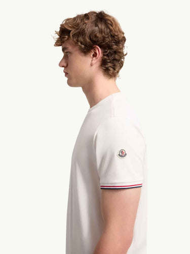Moncler Hombre Barcelona Camiseta Cuello Redondo color Blanco sku 553-004637 01 - Foto 4