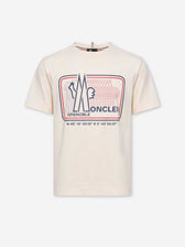 Moncler Grenoble Hombre Barcelona Camiseta de Manga Corta color Marfil sku 553-004642 01 - Foto 1