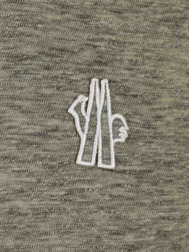 Moncler Grenoble Hombre Barcelona Camiseta Cuello Redondo color Verde Militar sku 553-004643 01 - Foto 3