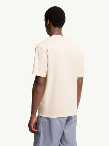 Moncler Grenoble Hombre Barcelona Camiseta con bolsillo de tejido vaquero color Beige sku 553-004644 01 - Foto 3