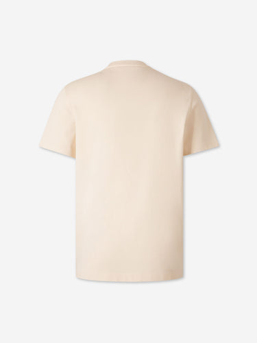 Moncler Hombre Barcelona Camiseta Cuello Redondo color Crema sku 553-004646 01 - Foto 2