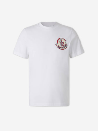 Moncler Hombre Barcelona Camiseta Cuello Redondo color Blanco sku 553-004647 01 - Foto 1