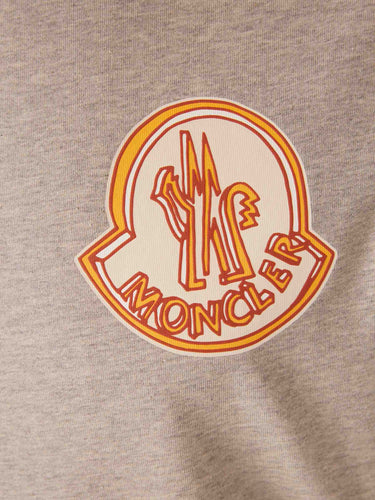 Moncler Hombre Barcelona Camiseta Cuello Redondo color Gris sku 553-004647 02 - Foto 4