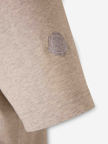 Moncler Hombre Barcelona Camiseta Cuello Redondo color Gris sku 553-004647 02 - Foto 5